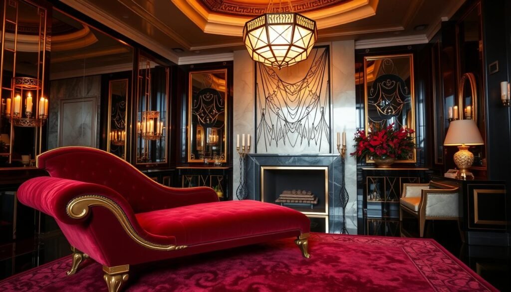 luxurious materials and colors