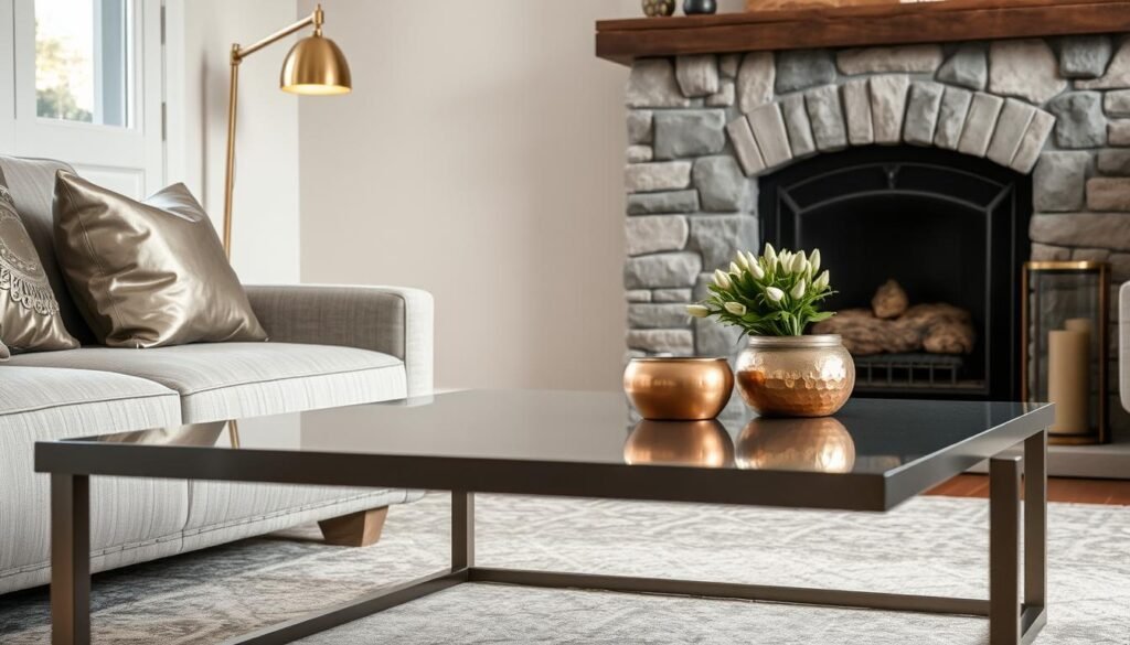 Metal Accent Integration in Home Decor